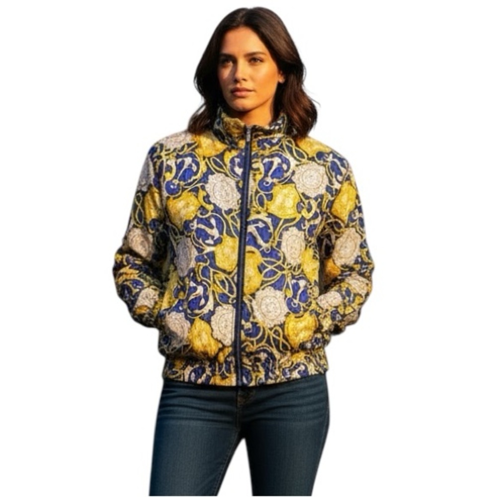 Vintage EVR Silk Jacket sz M